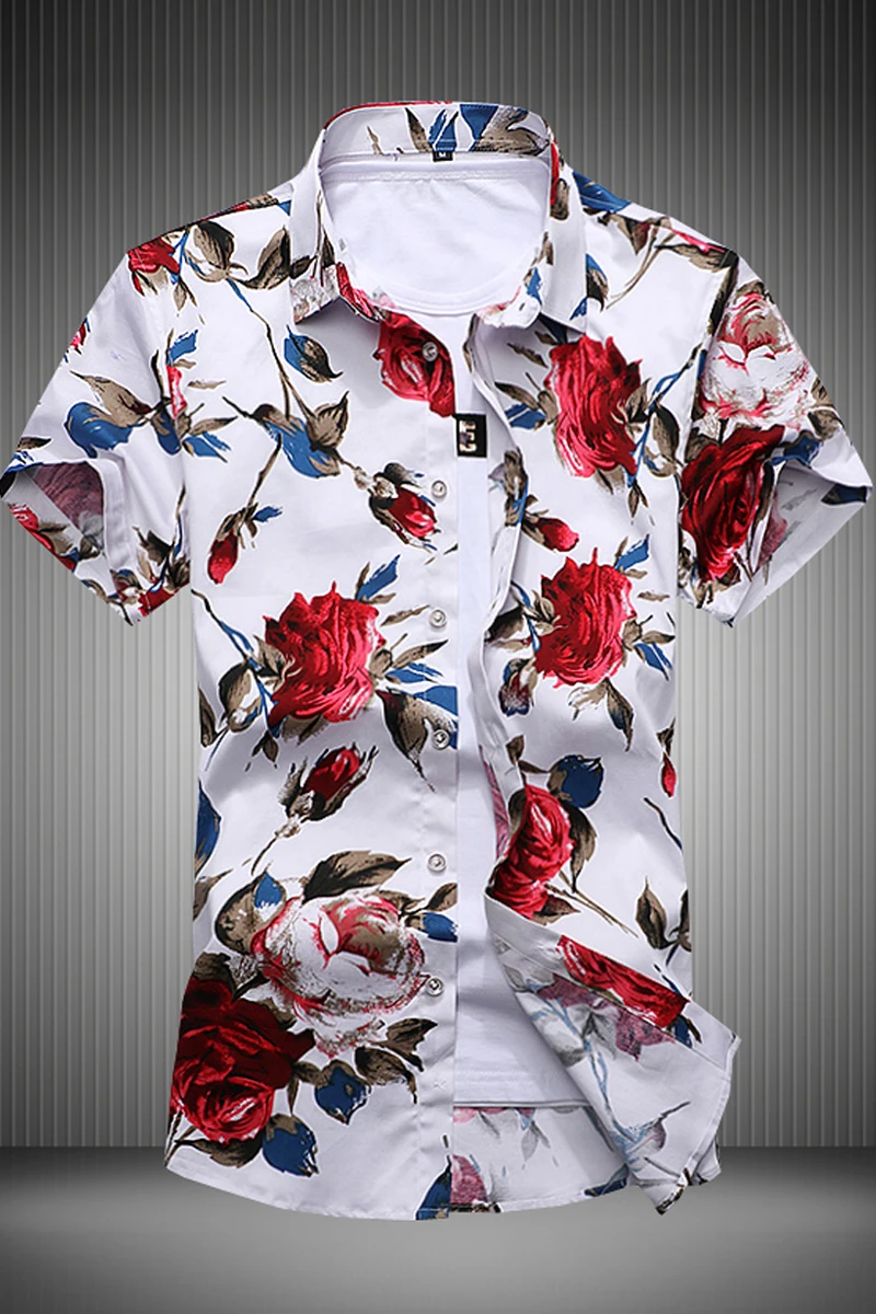 2019 New Arrival Brand Men's Summer Business Floral Shirt Short Sleeves Turn-down Collar Tuxedo Shirt Men Shirts Big Size 7XL
2019 New Arrival Brand Men's Summer Business Floral Shirt Short Sleeves Turn-down Collar Tuxedo Shirt Men Shirts Big Size 7XL