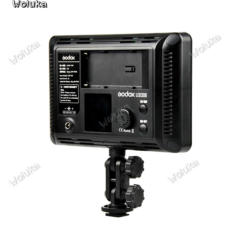 Godox 3300K ~ 5600K светодиодсветильник лампа 308 с беспроводным пультом дистанционного