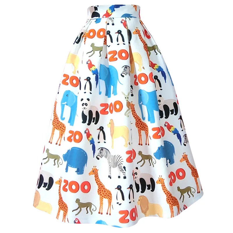 spring fashion letter Cartoon Printed High Waist women ball gown skirt mid calf
spring fashion letter Cartoon Printed High Waist women ball gown skirt mid calf
