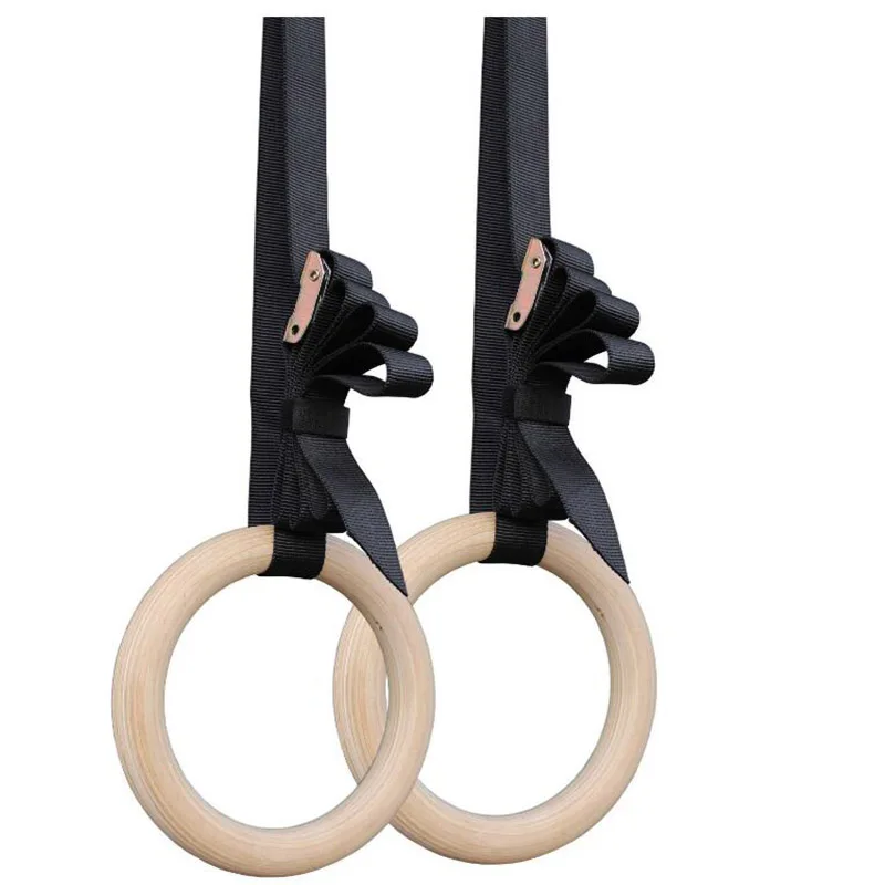 New Wooden 28mm Exercise Fitness Gymnastic Rings Gym Exercise Crossfit Pull Ups Muscle Ups
New Wooden 28mm Exercise Fitness Gymnastic Rings Gym Exercise Crossfit Pull Ups Muscle Ups