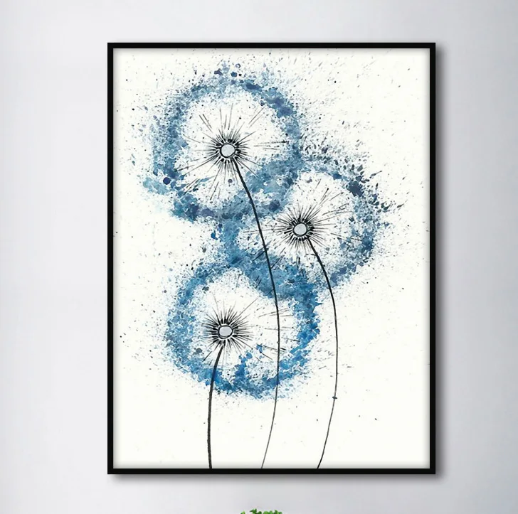 Dandelion simple modern European minimalist decorative painting canvas painting decoration
Dandelion simple modern European minimalist decorative painting canvas painting decoration