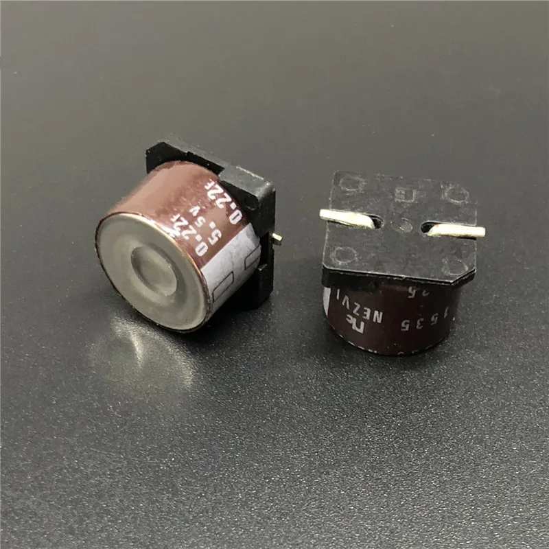 2Pcs/10Pcs 0.22F 5.5V NIC NEZVL Series 12.5x10mm 5.5V0.22F SMD Farad Super Capacitor
2Pcs/10Pcs 0.22F 5.5V NIC NEZVL Series 12.5x10mm 5.5V0.22F SMD Farad Super Capacitor