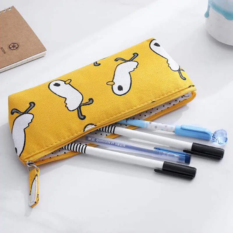 1PCS Cute Plant Canvas Pencil Bag Yellow Chick Trapezoidal Pen Case Stationery Storage Bag Children Gifts Office&School Supplies
1PCS Cute Plant Canvas Pencil Bag Yellow Chick Trapezoidal Pen Case Stationery Storage Bag Children Gifts Office&School Supplies