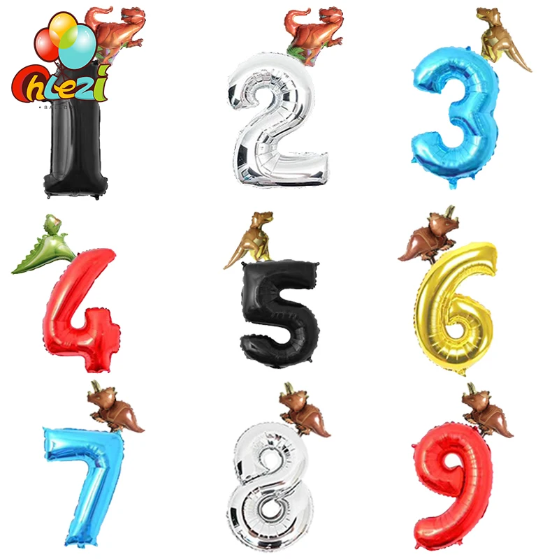 2pcs Dinosaur Foil Helium Cartoon Figure Balloons 1 2 3 Boy' Birthday Decoration Kids' Toys Dinosaur Funny Gifts Baby Shower
2pcs Dinosaur Foil Helium Cartoon Figure Balloons 1 2 3 Boy' Birthday Decoration Kids' Toys Dinosaur Funny Gifts Baby Shower