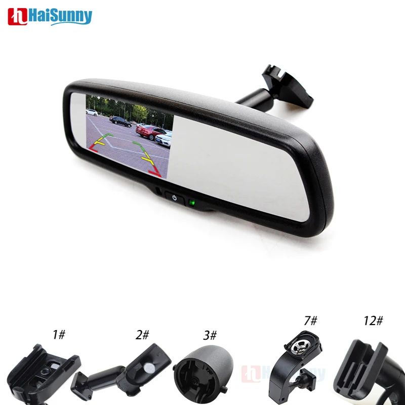 HaiSunny 4.3" TFT LCD Car Rear View Bracket Mirror Monitor Parking Assistance With 2 RCA Video Player Input
HaiSunny 4.3" TFT LCD Car Rear View Bracket Mirror Monitor Parking Assistance With 2 RCA Video Player Input