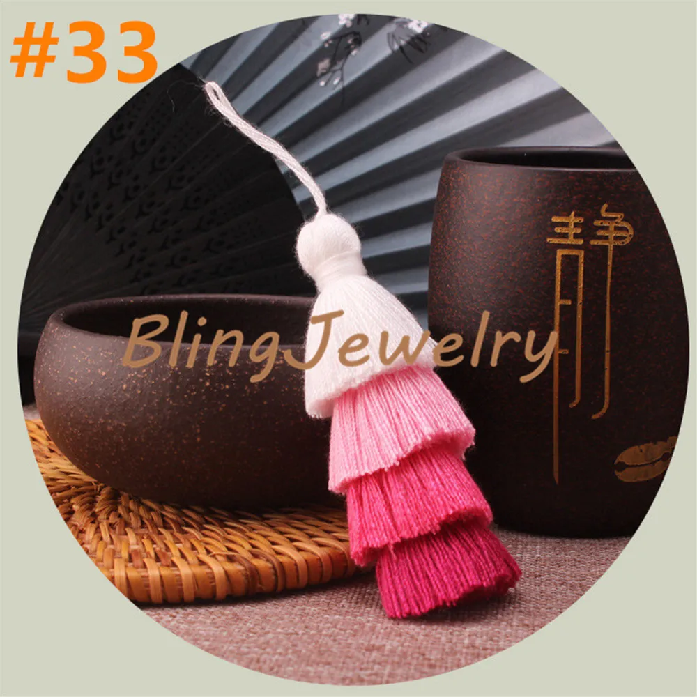 33 Colors Layers Tassels Pendant Cotton Ombre Tassels 4 Layered Hula Skirt Tassels 3" Tassels P17072501
33 Colors Layers Tassels Pendant Cotton Ombre Tassels 4 Layered Hula Skirt Tassels 3" Tassels P17072501