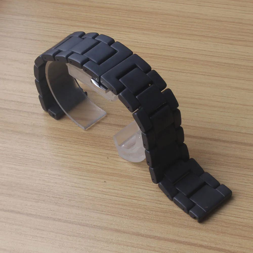 Ceramic Watchbands 16mm 18mm 20mm 22mm for Samsung Gear S2 S3 frontier Galaxy 42mm quick release spring bars promotion strap men
Ceramic Watchbands 16mm 18mm 20mm 22mm for Samsung Gear S2 S3 frontier Galaxy 42mm quick release spring bars promotion strap men