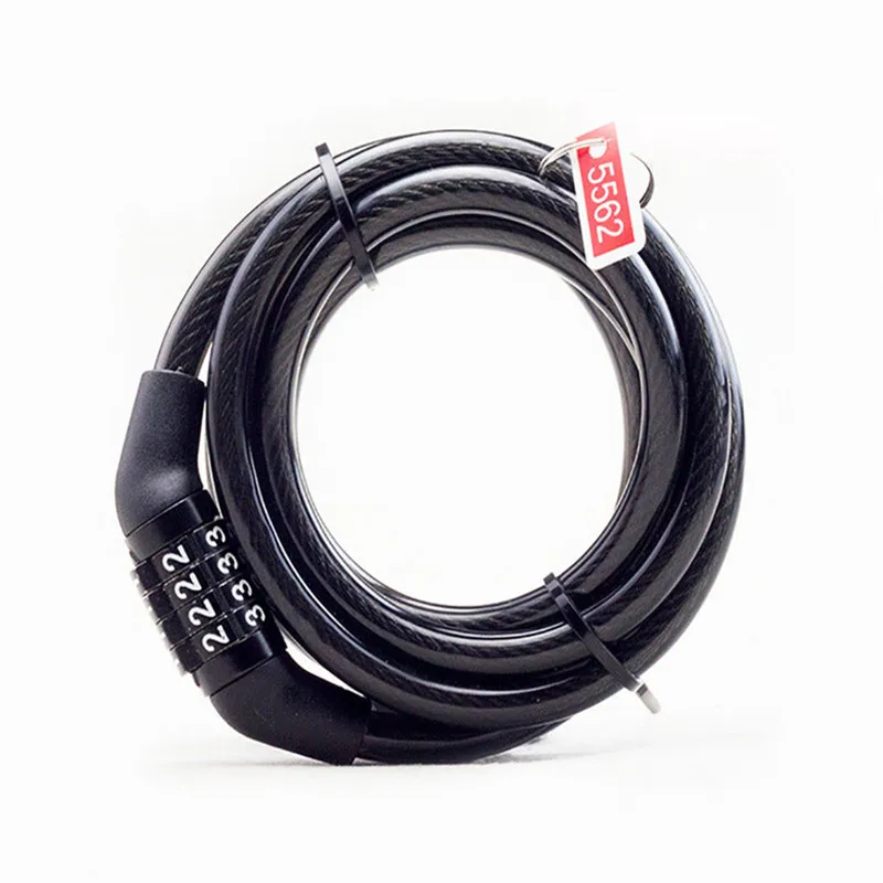 New 4 Code Password Bike Combination Lock Bike Cable Lock Tough Security Coded Steel Wiring Bicycle Safety Lock
New 4 Code Password Bike Combination Lock Bike Cable Lock Tough Security Coded Steel Wiring Bicycle Safety Lock