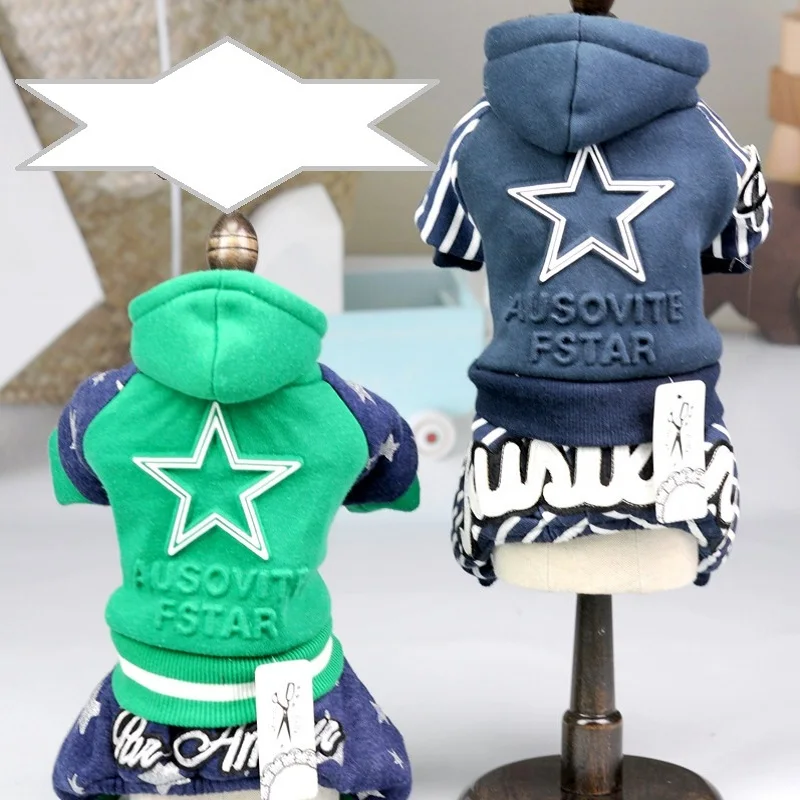 Pet Dog Hoodie Four legs Jackets Wear in Autumn Winter Soft Cotton Fleece Coats with back pressing print jacket
Pet Dog Hoodie Four legs Jackets Wear in Autumn Winter Soft Cotton Fleece Coats with back pressing print jacket