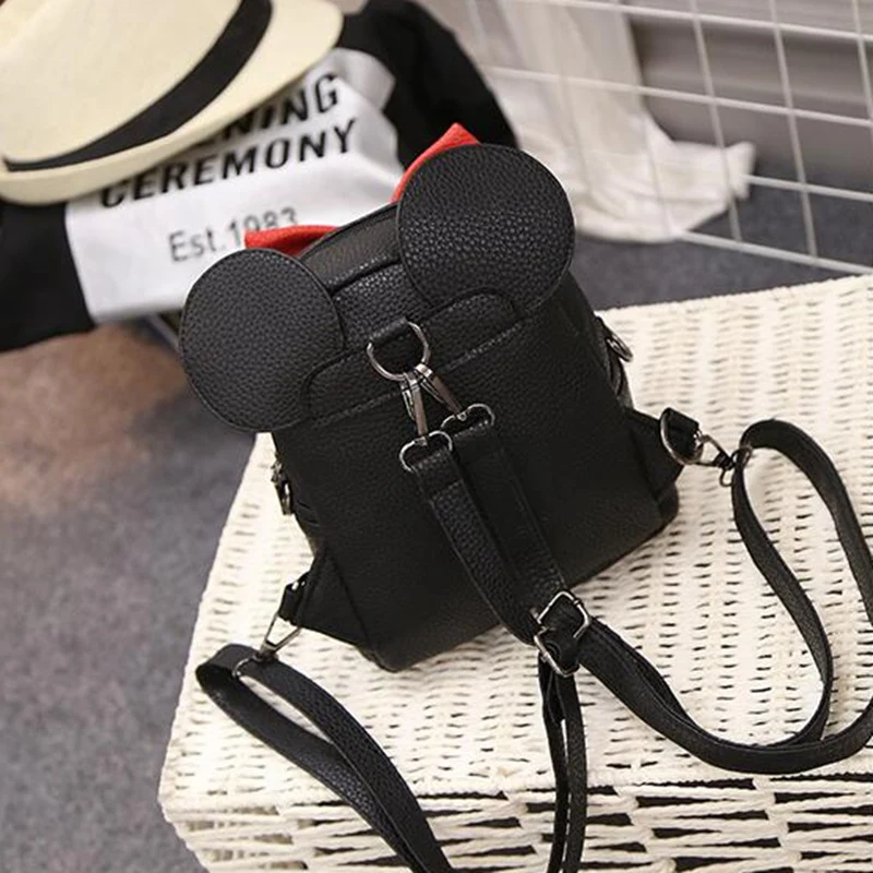 2020 New Backpack Pu Leather Female Mini Bag Women's Sweet Bow Teen Girls Backpacks School Mochila Feminina L4-3282 | Багаж и сумки
