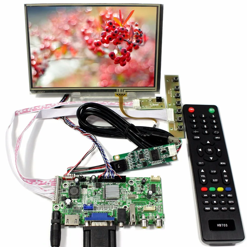 HD MI VGA 2AV Audio USB Audio LCD Controller board VS-V59AV-V1 and 7inch N070ICG-LD1 1280x800 IPS lcd panel with touch panel
HD MI VGA 2AV Audio USB Audio LCD Controller board VS-V59AV-V1 and 7inch N070ICG-LD1 1280x800 IPS lcd panel with touch panel
