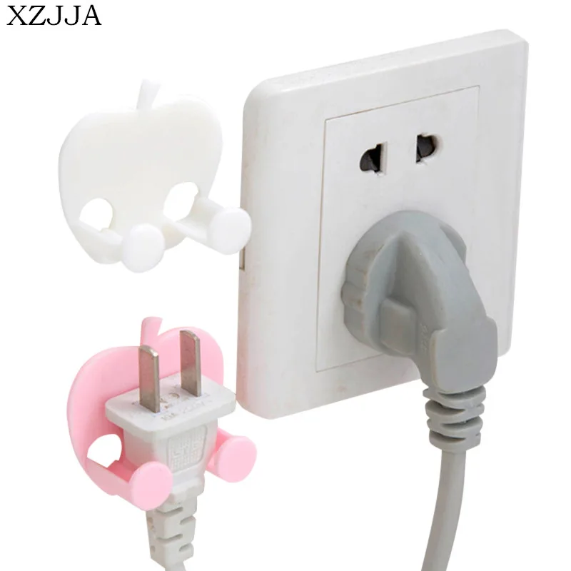 XZJJA 4pcs/set Multifunctional Adhesive Hook Power Plug Socket Apple Shape Hook Rack Holder Hanger Home Wall Decor Organizer
XZJJA 4pcs/set Multifunctional Adhesive Hook Power Plug Socket Apple Shape Hook Rack Holder Hanger Home Wall Decor Organizer