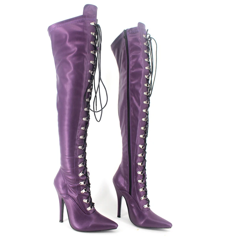 12 Cm Heel High Cross-Strap Over The Knee Boots Pointed Toe Sexy Australian Boots 2017 High Heeled Boots Stiletto Multi-Color
12 Cm Heel High Cross-Strap Over The Knee Boots Pointed Toe Sexy Australian Boots 2017 High Heeled Boots Stiletto Multi-Color