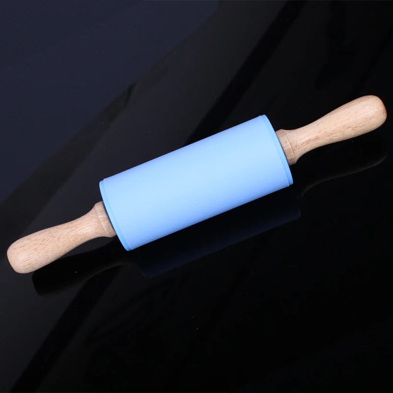 1PC 23cm Silicone Rolling Pins Dough Pastry Roller Wooden Handle Silicone Rolling Pin Baking Tools LB 020
1PC 23cm Silicone Rolling Pins Dough Pastry Roller Wooden Handle Silicone Rolling Pin Baking Tools LB 020