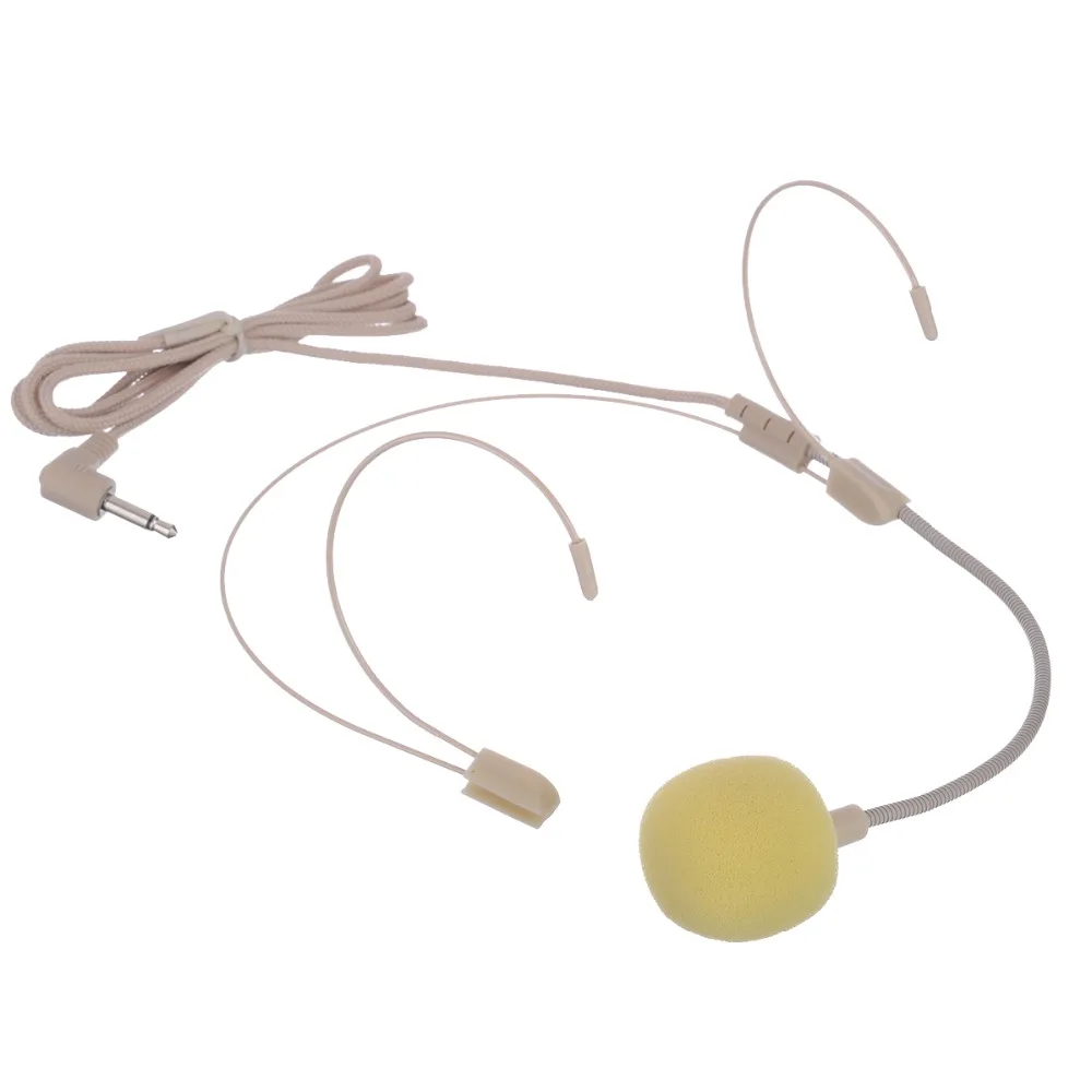 1 Set Dual Ear Hook Headset Head Wired Microphone Multifunctional Headset Microphone with 3.5mm Mini Plug For Podium Speech
1 Set Dual Ear Hook Headset Head Wired Microphone Multifunctional Headset Microphone with 3.5mm Mini Plug For Podium Speech