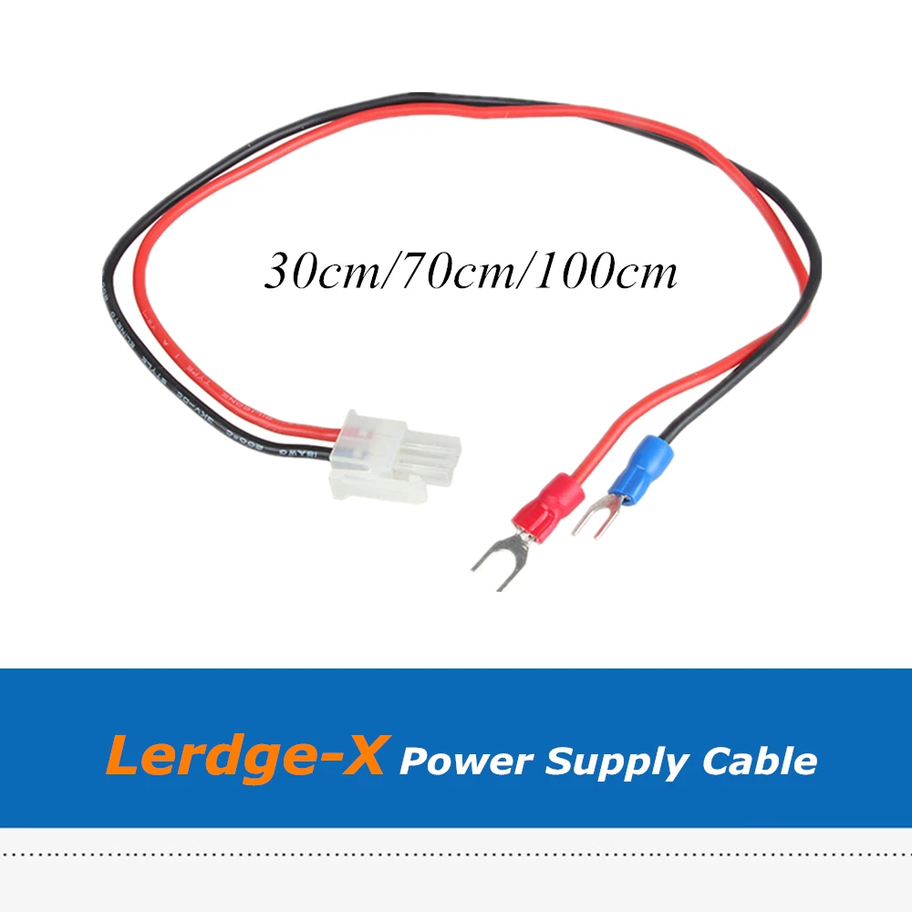 1 шт. Lerdge-X 30 см/70 см/100 см Длина Питание кабель 18AWG мягкий силиконовый провод для Lerdge X доска 3D-принтеры Запчасти
1 шт. Lerdge-X 30 см/70 см/100 см Длина Питание кабель 18AWG мягкий силиконовый провод для Lerdge X доска 3D-принтеры Запчасти