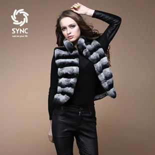 REROYFU Best Quality Genuine Furs Vests Woman Real Chinchilla Rex Rabbit Fur Coat For Women's Natural Fur Jacket Waistcoat
REROYFU Best Quality Genuine Furs Vests Woman Real Chinchilla Rex Rabbit Fur Coat For Women's Natural Fur Jacket Waistcoat
