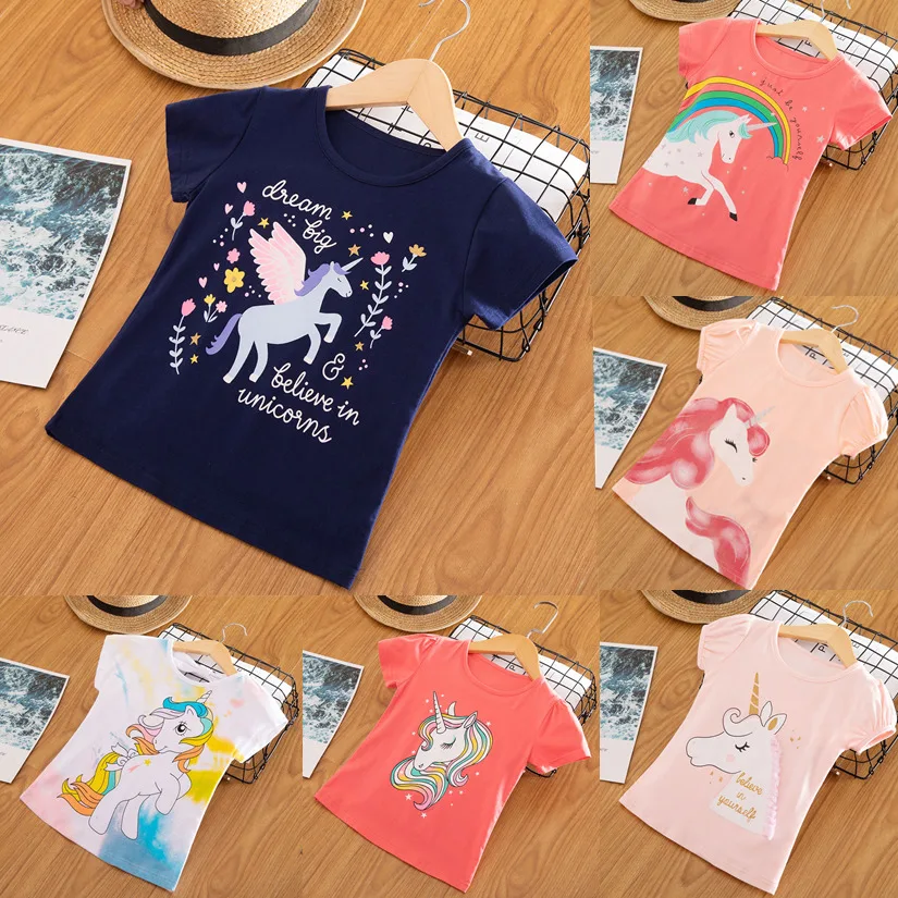 Fancy Unicorn Girls T-Shirt for Kids Children Girls Casual Wear Clothing Baby Short Sleeves Tops Summer Clothes Girl Shits Tees
Fancy Unicorn Girls T-Shirt for Kids Children Girls Casual Wear Clothing Baby Short Sleeves Tops Summer Clothes Girl Shits Tees