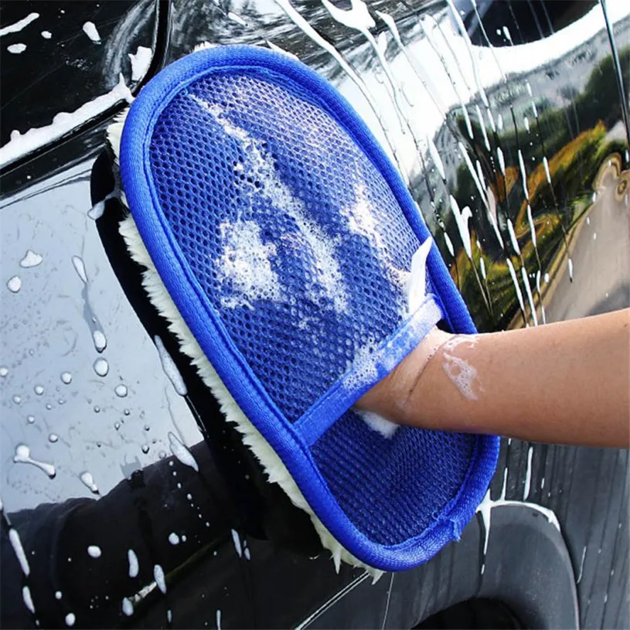 Новая деталь для мытья автомобиля 1 шт. губка щетка стекол Голубая волна