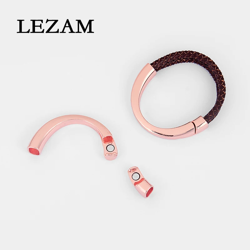 3sets Charms Rose Gold Half Cuff Magnetic Clasp For 10*6mm Licorice Leather Cord Bracelet Bangle Jewelry Making Findings
3sets Charms Rose Gold Half Cuff Magnetic Clasp For 10*6mm Licorice Leather Cord Bracelet Bangle Jewelry Making Findings