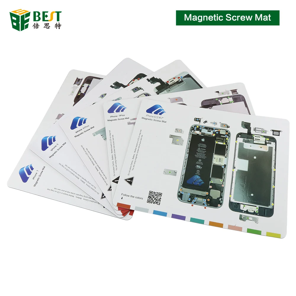 Best Professional Magnetic Screw Mat Technic Pad for iPhone 7 7plus 6 6S Opening Repair Tool
Best Professional Magnetic Screw Mat Technic Pad for iPhone 7 7plus 6 6S Opening Repair Tool