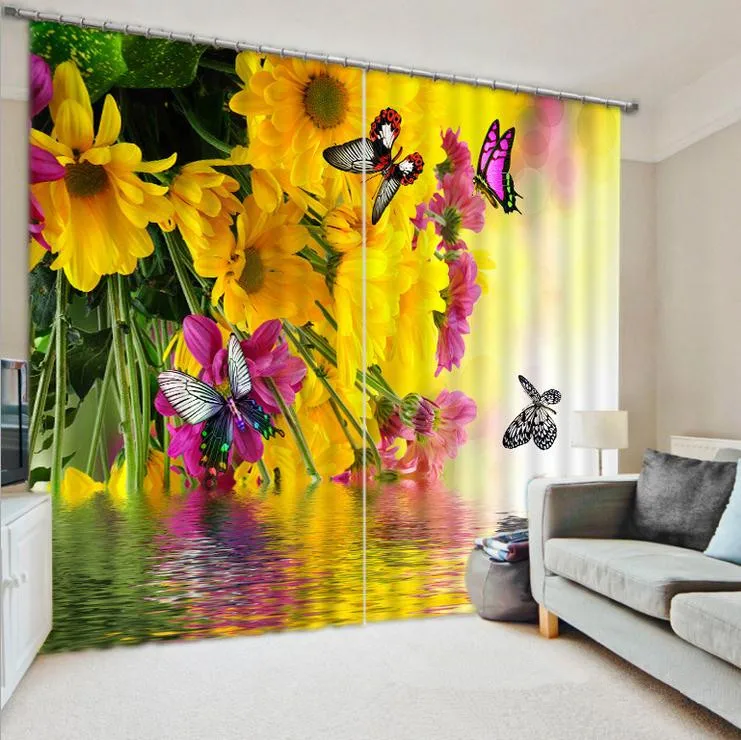 Romantic Gift for Lovers Photo Printing Curtains for Living Room Bedroom 3D Thick Sunshade Window Cortians Butterfly and Flower
Romantic Gift for Lovers Photo Printing Curtains for Living Room Bedroom 3D Thick Sunshade Window Cortians Butterfly and Flower