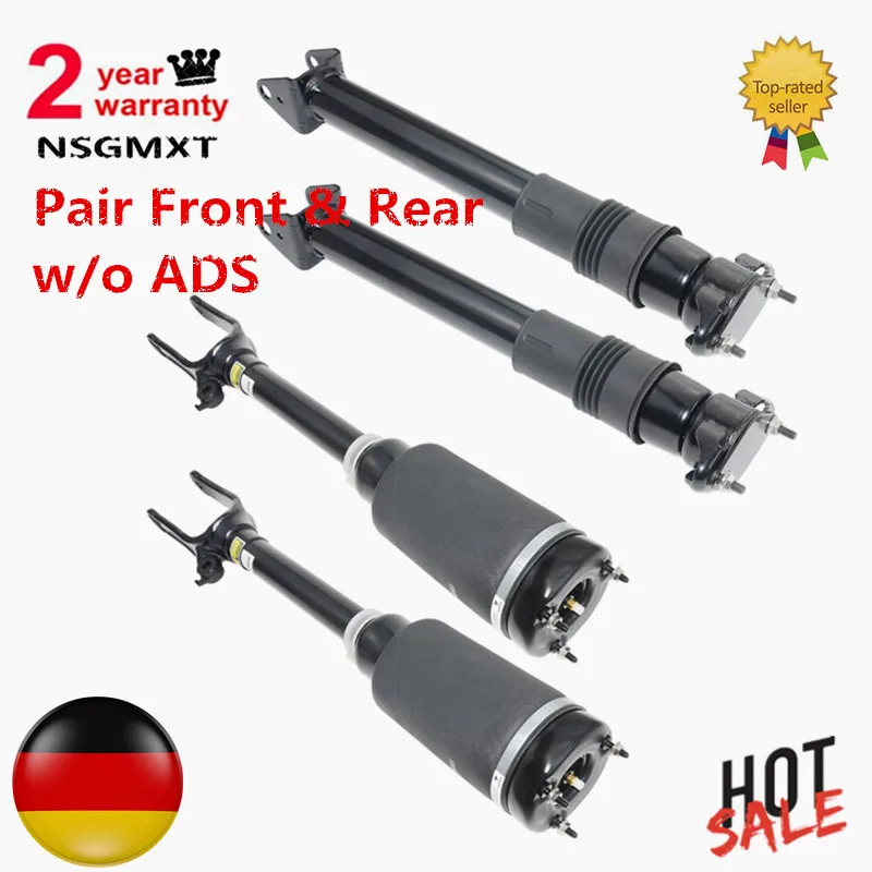 AP02 1643204513, 1643206113 New Pair Front & Rear Shock Strut Suspension Absorbers w/o ADS For MercedesBenz ML W164 GL X164
AP02 1643204513, 1643206113 New Pair Front & Rear Shock Strut Suspension Absorbers w/o ADS For MercedesBenz ML W164 GL X164