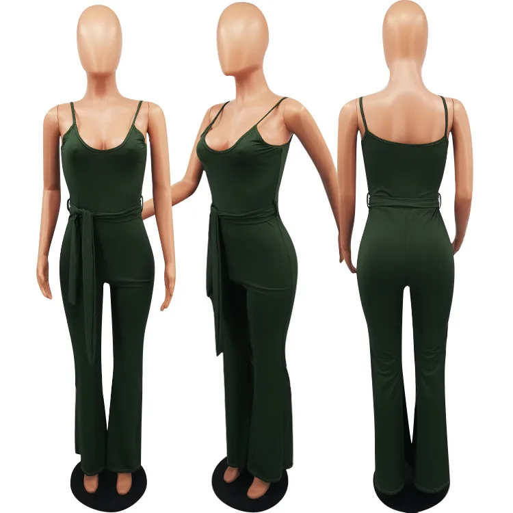 Spaghetti Strap Rompers Women Jumpsuit Sexy Deep V Neck Sleeveless Wide Leg Bodysuit Summer Backless Sashes Full Length Overall
Spaghetti Strap Rompers Women Jumpsuit Sexy Deep V Neck Sleeveless Wide Leg Bodysuit Summer Backless Sashes Full Length Overall