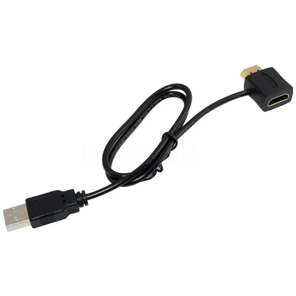 Kebidu адаптер Папа мама конвертер разъем HDMI совместим с 50 см USB 2 0 кабель питания