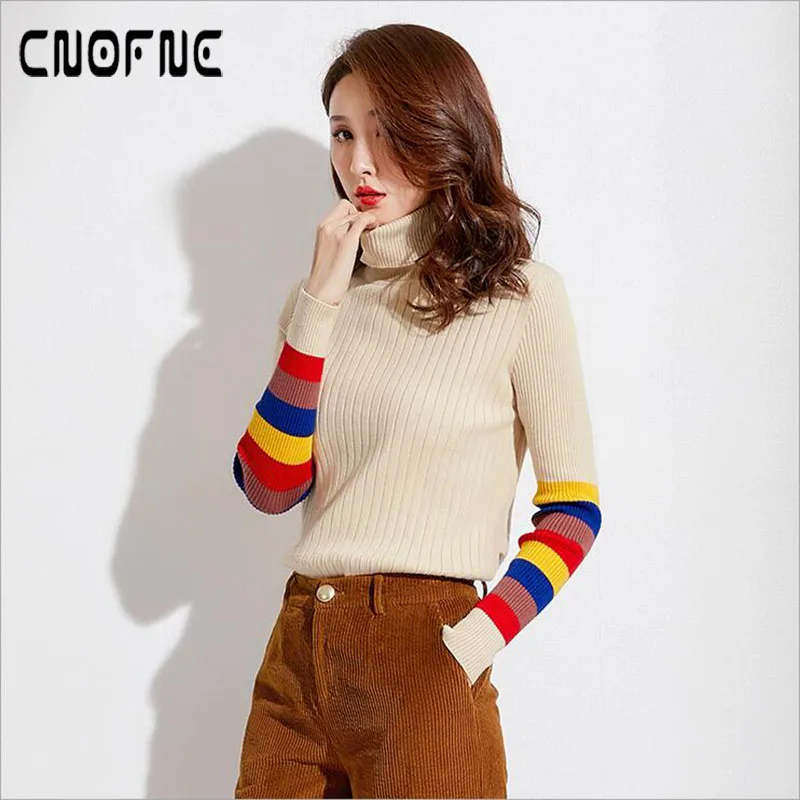Stitching Multicolored Sleeves Women Sweater femme women sweaters pullovers sweater women pullover blusas de inverno feminina
Stitching Multicolored Sleeves Women Sweater femme women sweaters pullovers sweater women pullover blusas de inverno feminina