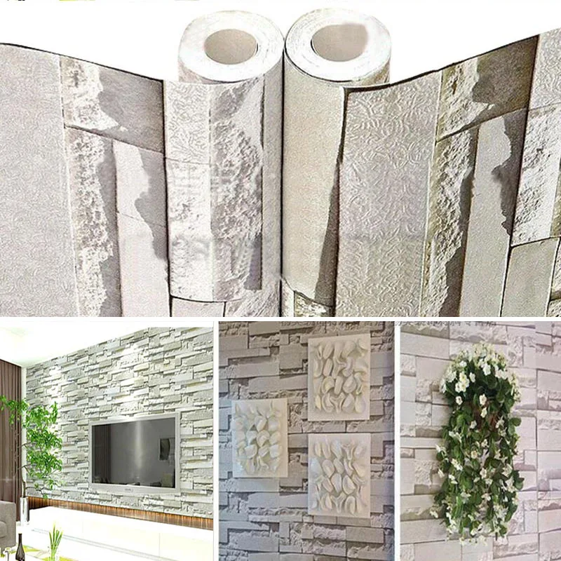 Vintage Wall Paper Waterproof Wall Papers Brick Home Decor 3D Imitation Rock Stone Vinyl Self-Adhesive Wallpaper 61*50cm
Vintage Wall Paper Waterproof Wall Papers Brick Home Decor 3D Imitation Rock Stone Vinyl Self-Adhesive Wallpaper 61*50cm