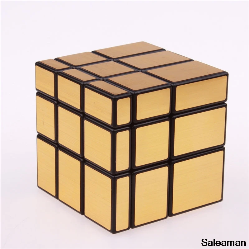 3x3x3 волшебный зеркальный куб профессиональная золотистого и серебристого цветов