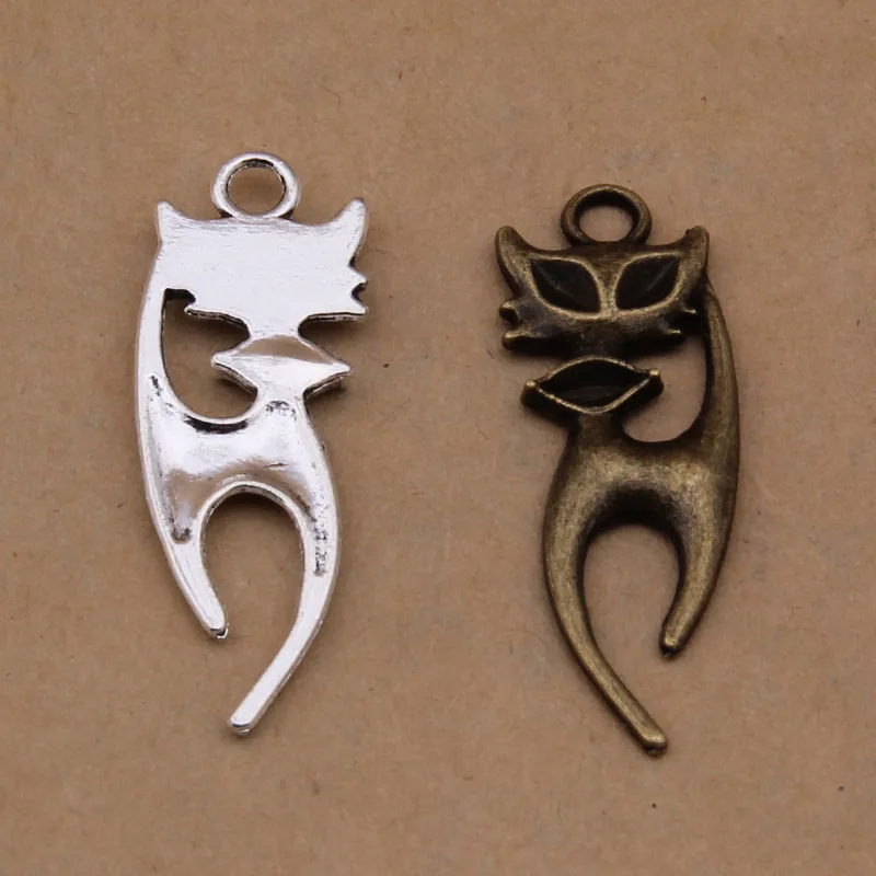 100pcs Charm cat pendant 13*35mm 1.9g Antique silver bronze Handmade Jewelry Making DIY Supplies European Alloy accessories Hot
100pcs Charm cat pendant 13*35mm 1.9g Antique silver bronze Handmade Jewelry Making DIY Supplies European Alloy accessories Hot