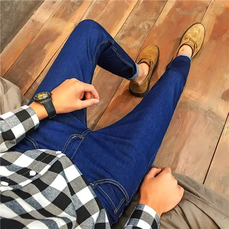 Men Skinny Jeans Pants New Summer Blue Denim Jeans Men Solid Slim Long Jeans Stretch Casual Denim Pants Size 34
Men Skinny Jeans Pants New Summer Blue Denim Jeans Men Solid Slim Long Jeans Stretch Casual Denim Pants Size 34