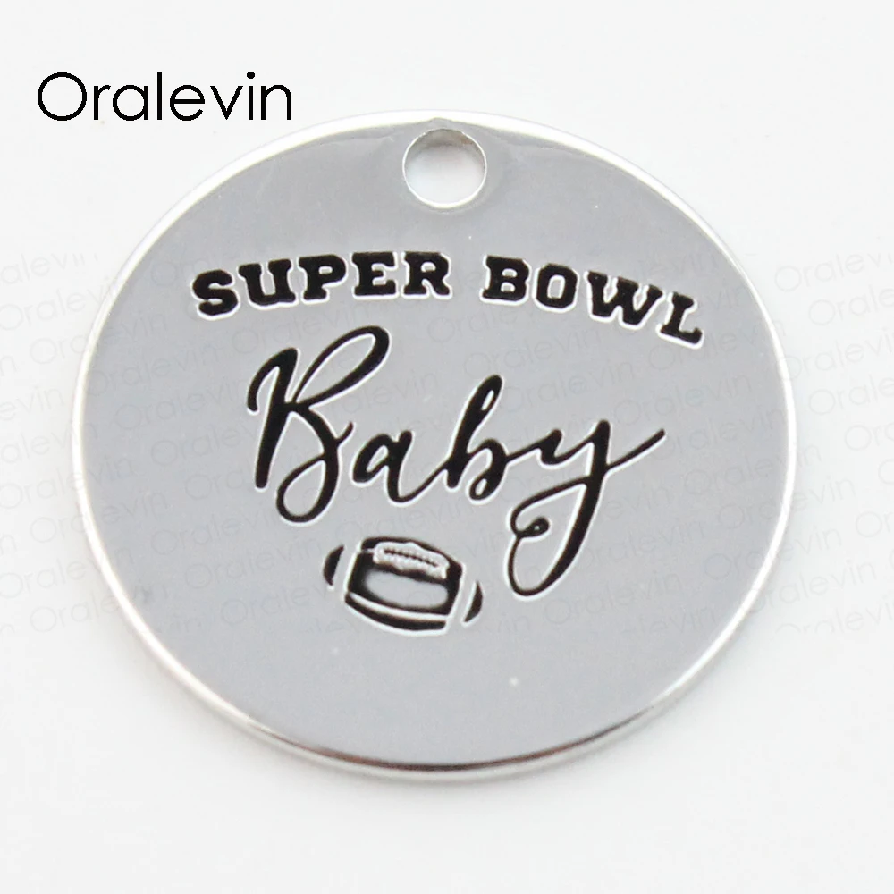 Wholesale Silver SUPPER BOWL BABY 22 MM Disc Pendant for DIY Jewelry 10Pcs/lot, #LN231P
Wholesale Silver SUPPER BOWL BABY 22 MM Disc Pendant for DIY Jewelry 10Pcs/lot, #LN231P