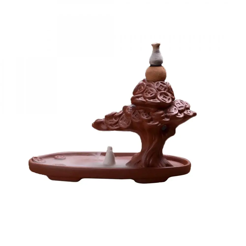 Tree Ceramic Backflow Incense Burner Smoke Waterfall Stick Incense Holder Smell Aromatic Home Office Incense Crafts Meditation
Tree Ceramic Backflow Incense Burner Smoke Waterfall Stick Incense Holder Smell Aromatic Home Office Incense Crafts Meditation