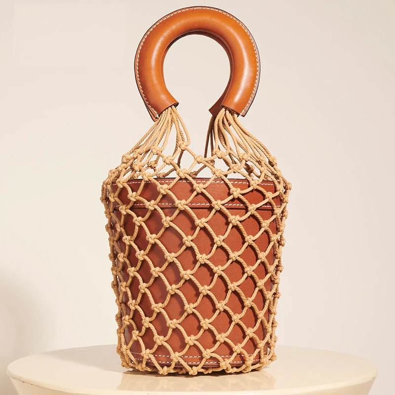 DSAKGTE Women Top-Handle Bags Nets Bucket Handbags Crochet Straw Beach Bag 2018 New Luxury Designer Ladies Hand Bag Basket Purse
DSAKGTE Women Top-Handle Bags Nets Bucket Handbags Crochet Straw Beach Bag 2018 New Luxury Designer Ladies Hand Bag Basket Purse