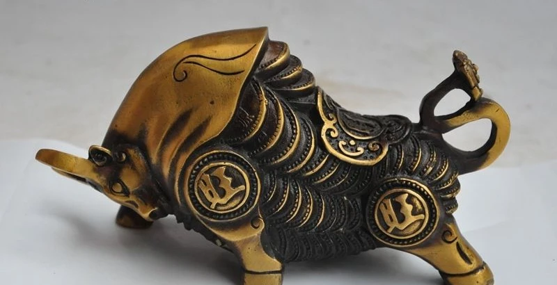 china fengshui bronze Wall Street Stock Market wealth money Ox bull lucky statue
china fengshui bronze Wall Street Stock Market wealth money Ox bull lucky statue
