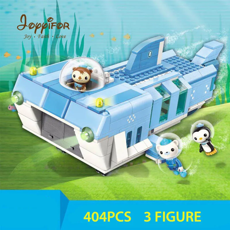Joyifor Octonauts Приключения медведь Кот Осьминог фигурки строительные блоки игрушки