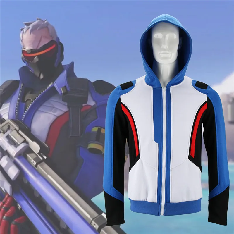 Game Over Watch Men's Hoodies Soldier 76 Jackets Cosplay Coat Sweatshirts Halloween Cosplay Costume Christmas Gift
Game Over Watch Men's Hoodies Soldier 76 Jackets Cosplay Coat Sweatshirts Halloween Cosplay Costume Christmas Gift
