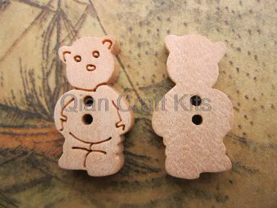 500pcs 2 holes litte cute standing bear shape wooden buttons cabochon for diy jewelry ,scrapbook,bags,crafts scrapbooking
500pcs 2 holes litte cute standing bear shape wooden buttons cabochon for diy jewelry ,scrapbook,bags,crafts scrapbooking