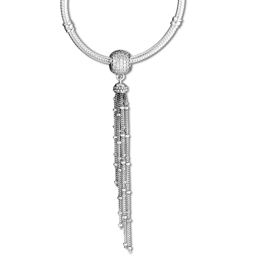 DIY Fits for Europe Charms Bracelets Enchanted Tassel Beads with Clear CZ 100% 925 Sterling-Silver-Jewelry Free Shipping
DIY Fits for Europe Charms Bracelets Enchanted Tassel Beads with Clear CZ 100% 925 Sterling-Silver-Jewelry Free Shipping