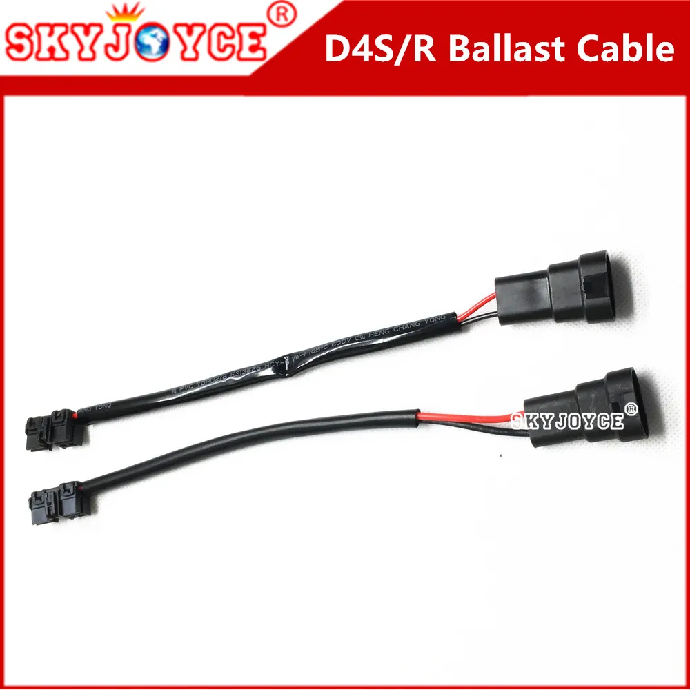 2 шт. SKYJOYCE D4R D4S мощность балласта кабель 9005 для автомобильных фар Удлинительный