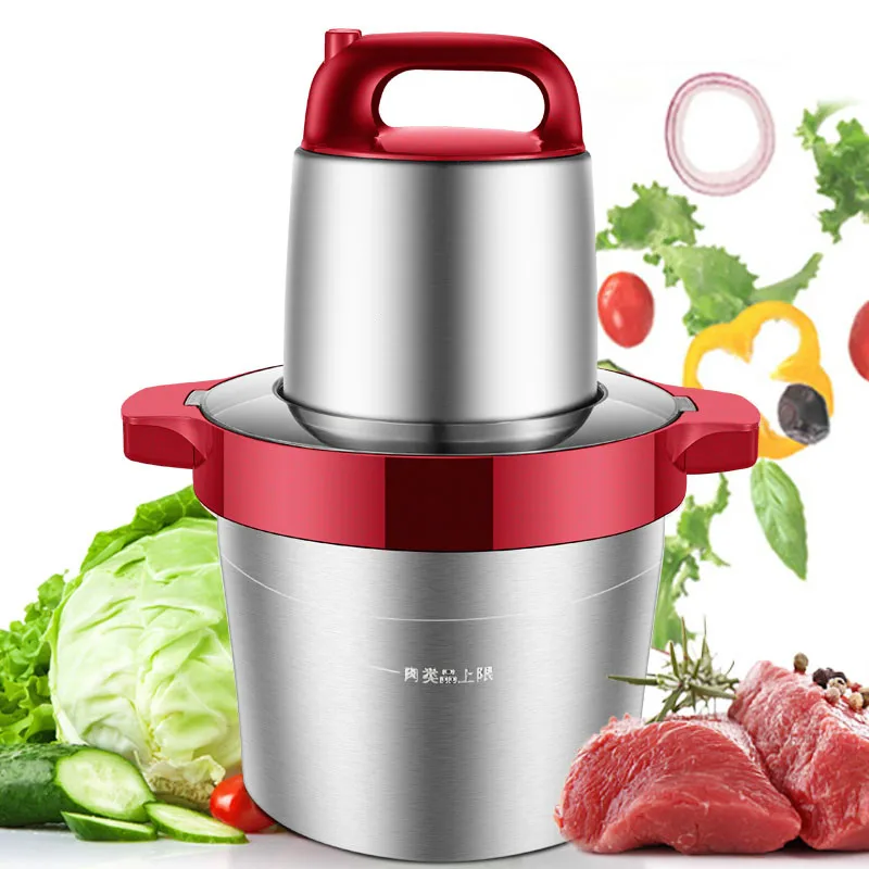 Meat Grinders 6L capacity grinder commercial household electric crusher stainless steel minc
Meat Grinders 6L capacity grinder commercial household electric crusher stainless steel minc