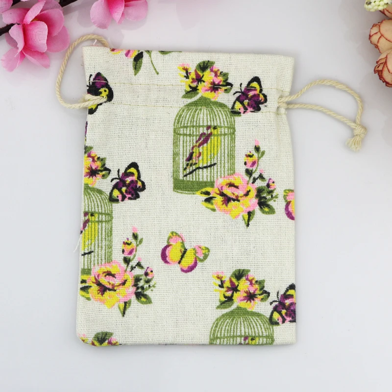 10pcs/lot 10x14cm Cotton Linen Cloth Drawstring Butterfly Pattern Pastoral Style Gift Candy Jewelry packaging & display Bags
10pcs/lot 10x14cm Cotton Linen Cloth Drawstring Butterfly Pattern Pastoral Style Gift Candy Jewelry packaging & display Bags