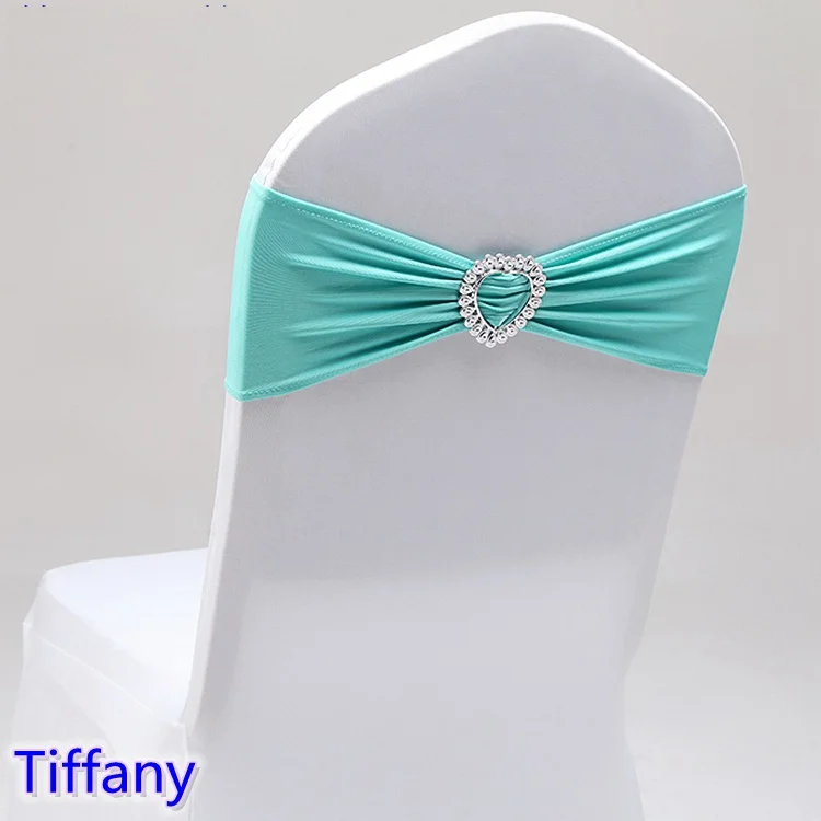 Кресло стул Tiffany Colour из спандекса с пряжкой в виде сердца|Перевязи| |
