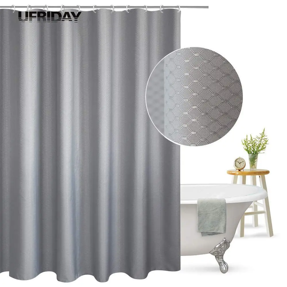 UFRIDAY Shower Curtain Waffle Weave Pattern Durable Charcoal Fabric Bathroom Curtain Waterproof Mildew Resistant Bath Curtain
UFRIDAY Shower Curtain Waffle Weave Pattern Durable Charcoal Fabric Bathroom Curtain Waterproof Mildew Resistant Bath Curtain