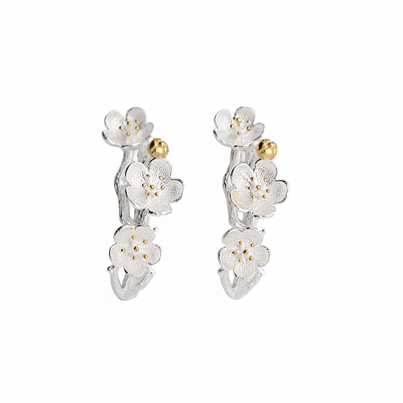 1cm silver 925 pure Tremella nail female flowers cherry small fresh temperament Korean stud Earrings Girls Birthday Gift
1cm silver 925 pure Tremella nail female flowers cherry small fresh temperament Korean stud Earrings Girls Birthday Gift
