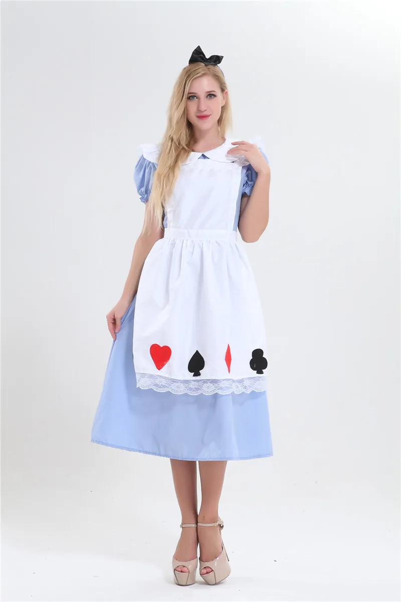 Halloween costume Alice In Wonderland storybook fairytale princess costume fancy dress costume S-4XL size MINTHSON
Halloween costume Alice In Wonderland storybook fairytale princess costume fancy dress costume S-4XL size MINTHSON