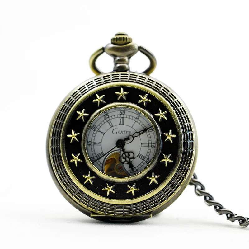 Men Women Fashion Hollow Skeleton sky star Bronze Hand Wind Mechanical Noman Number Pocket Watch
Men Women Fashion Hollow Skeleton sky star Bronze Hand Wind Mechanical Noman Number Pocket Watch